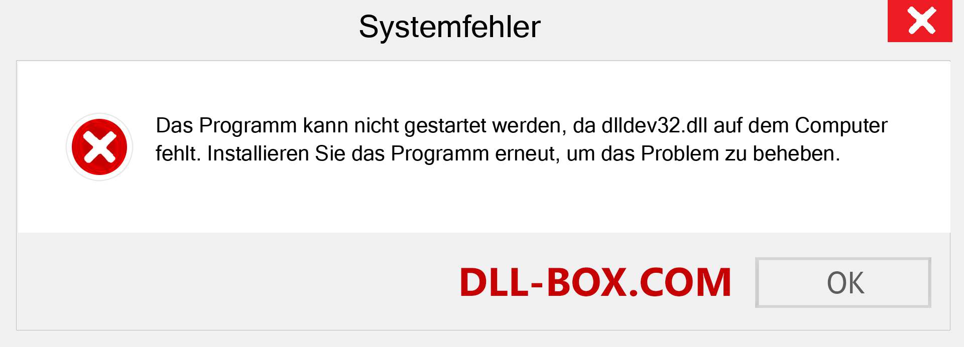 dlldev32.dll-Datei fehlt?. Download für Windows 7, 8, 10 - Fix dlldev32 dll Missing Error unter Windows, Fotos, Bildern