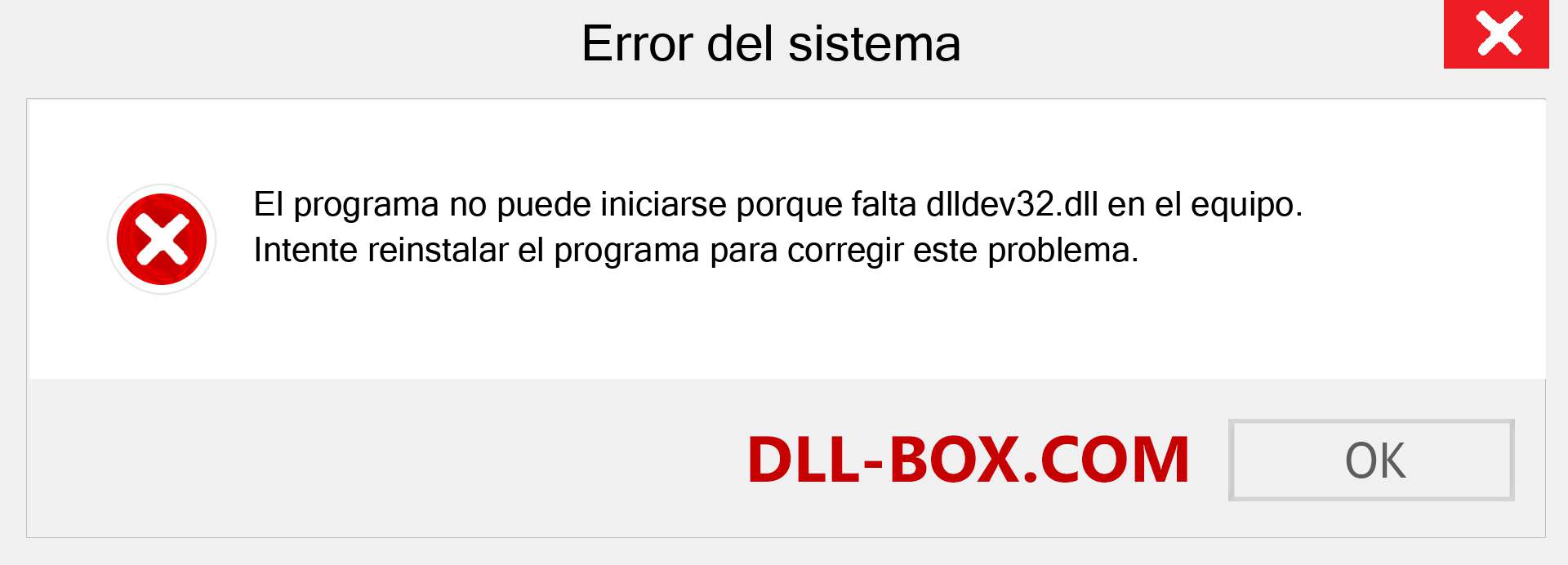 ¿Falta el archivo dlldev32.dll ?. Descargar para Windows 7, 8, 10 - Corregir dlldev32 dll Missing Error en Windows, fotos, imágenes