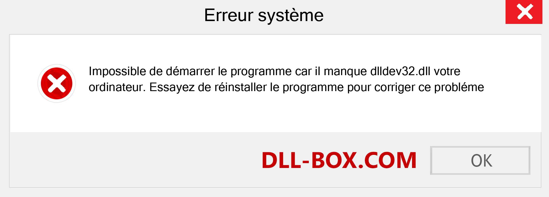 Le fichier dlldev32.dll est manquant ?. Télécharger pour Windows 7, 8, 10 - Correction de l'erreur manquante dlldev32 dll sur Windows, photos, images